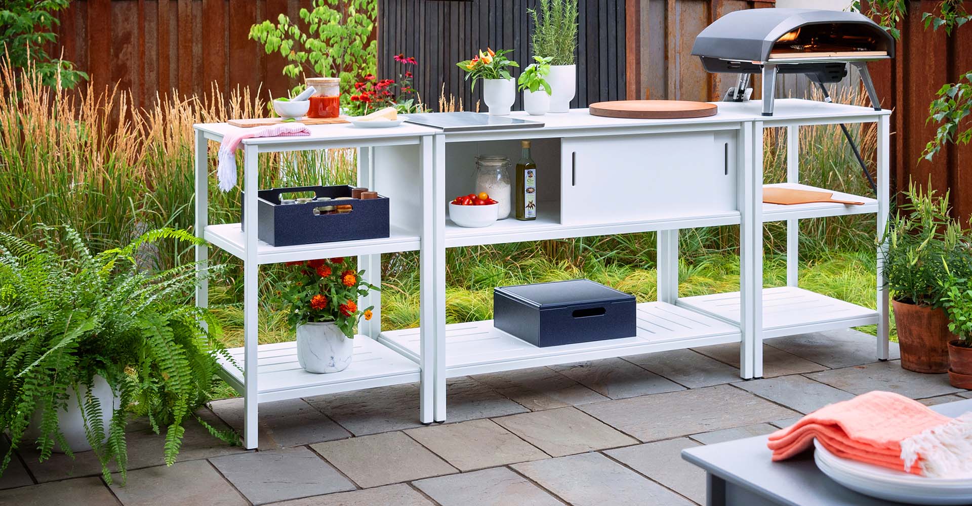 Storage + Planters