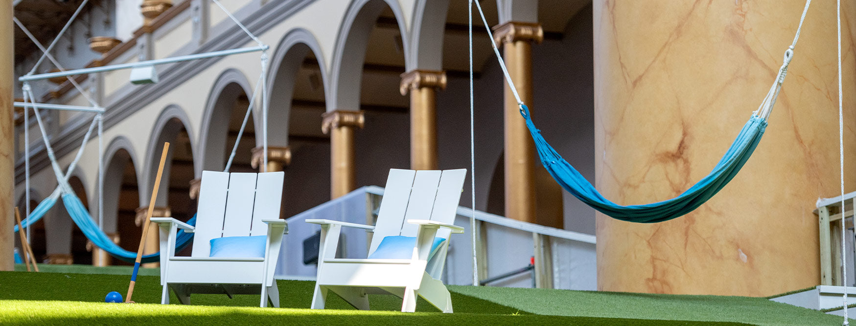 Lawn at the National Building Museum