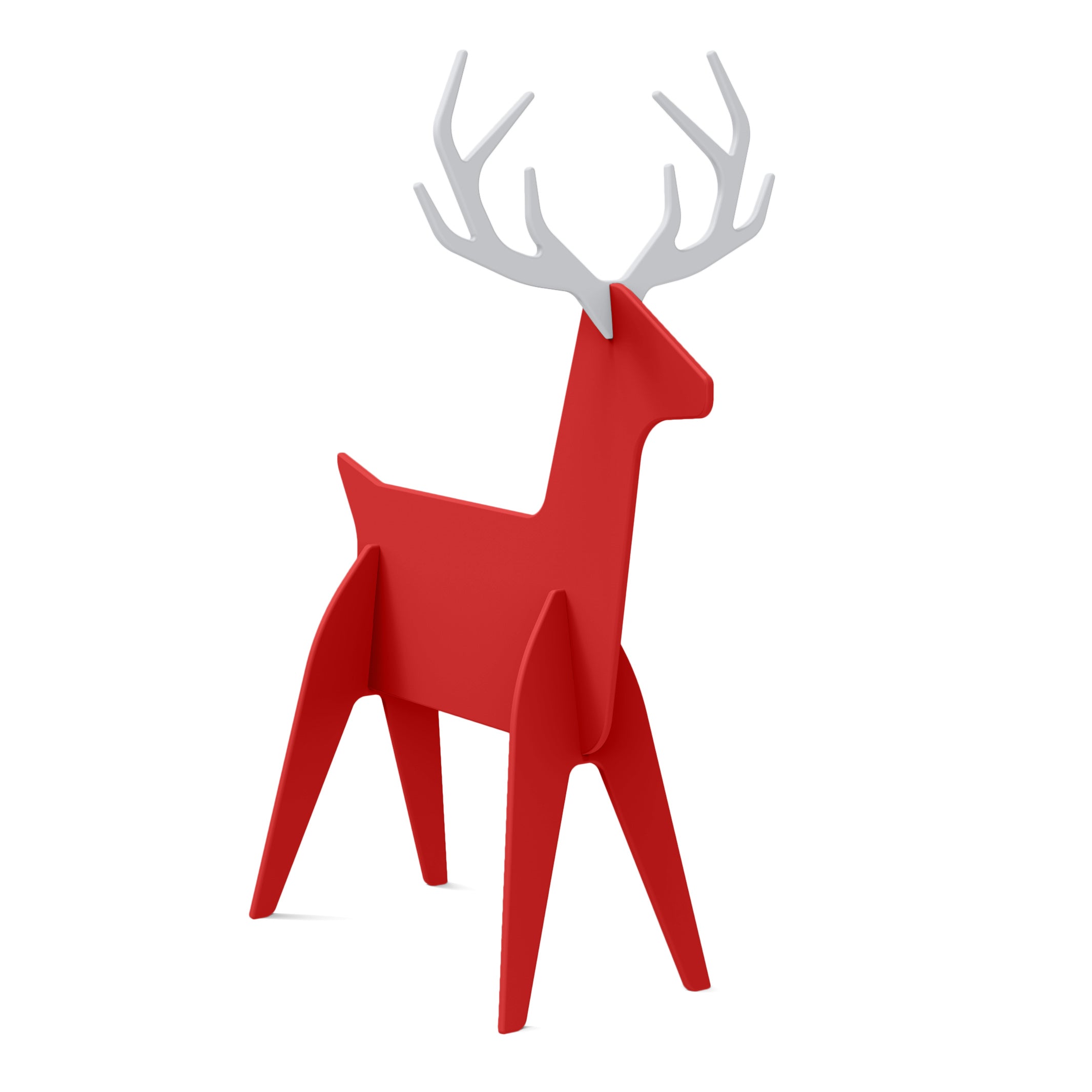 5ft reindeer in Apple Red 